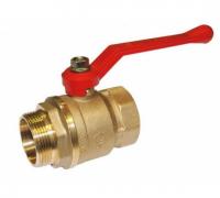 КРАНЫ ШАРОВЫЕ ГАЛЛОП 1 1/4", ВН/НР, ручка рычаг