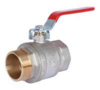 КРАНЫ ШАРОВЫЕ ROMMER 1 1/2", ВН/НР, ручка рычаг