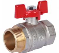 КРАНЫ ШАРОВЫЕ ROMMER 1/2", ВН/НР, ручка бабочка