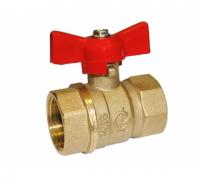 КРАНЫ ШАРОВЫЕ ГАЛЛОП 1/2", ВН/ВН, ручка бабочка