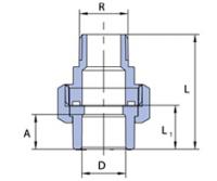 ПЕРЕХОД С РЕЗЬБОВЫМ СОЕДИНЕНИЕМ наружным 20*1/2”