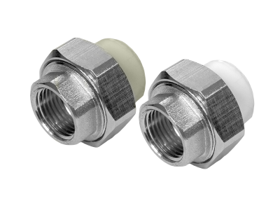 Муфта разъемная с внутренней резьбой никелированная FDPlast