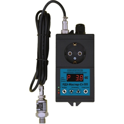РДЭ-Мастер-Ст-2.5-ПП Реле давления воды с плавным пуском и выносным датчиком 4-20 мА для насоса