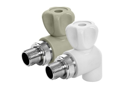 Кран шаровой для радиатора угловой FDPlast