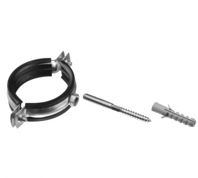 Хомут с винтовым креплением шпилька М8