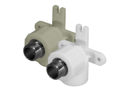 Угольник настенный с наружной резьбой FDPlast